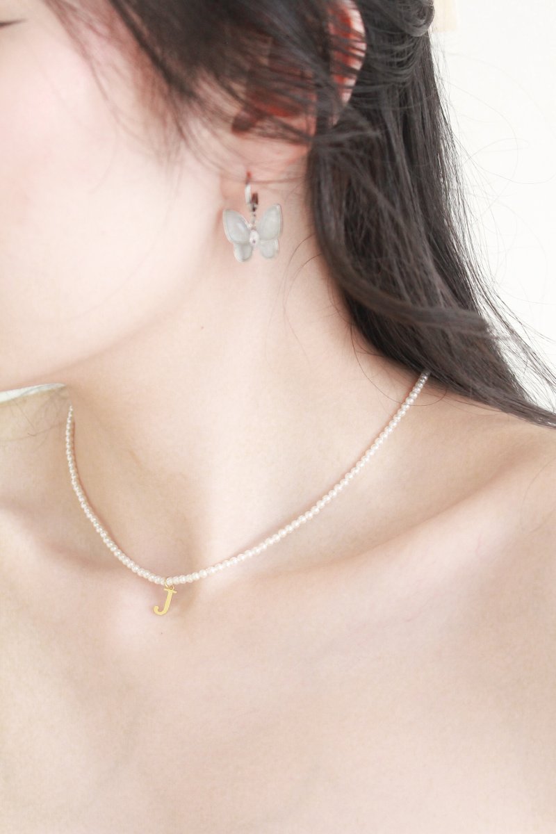For You Necklace in Pearl (18K Gold-Plated)