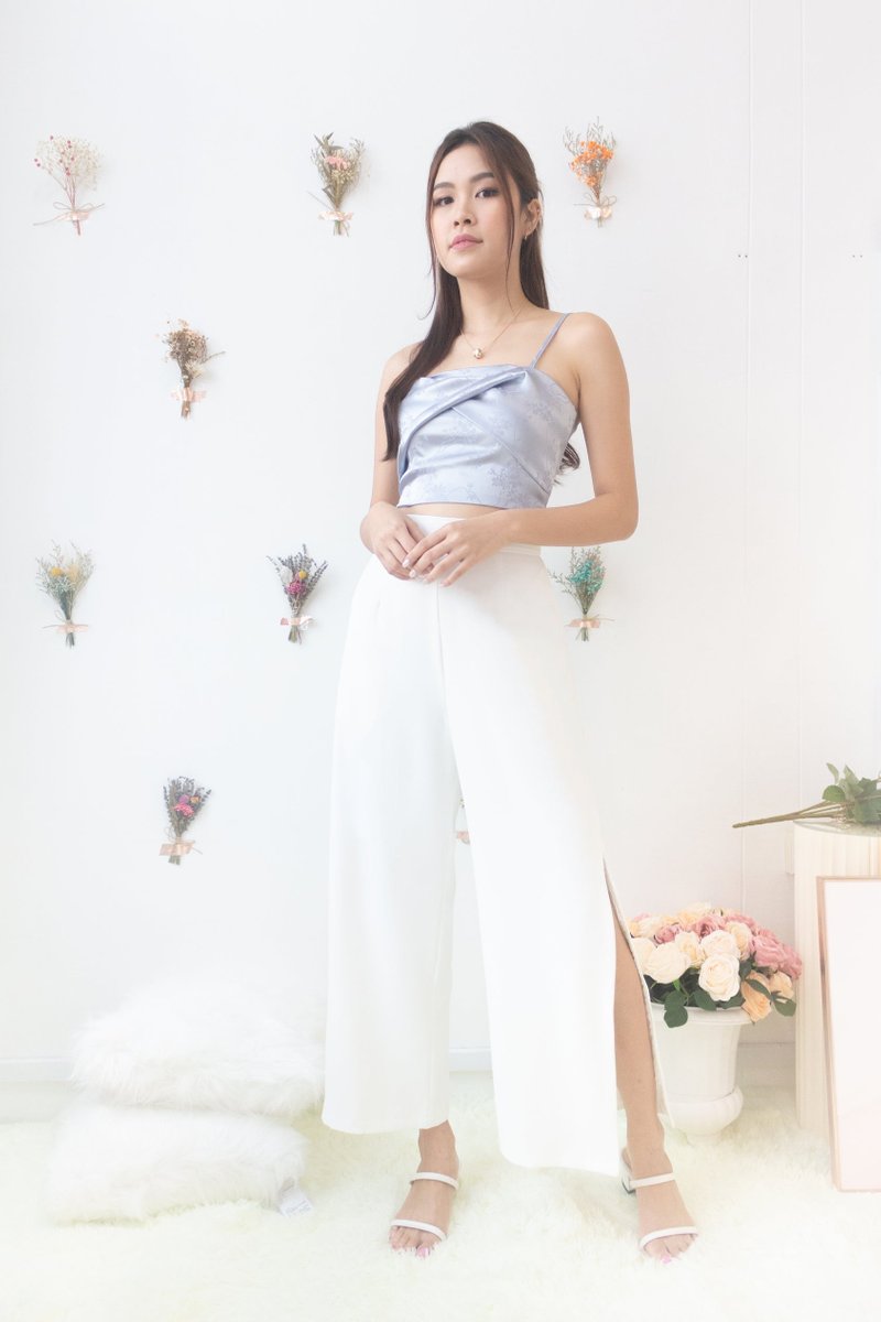 365 Two Way Highwaist Pants in White